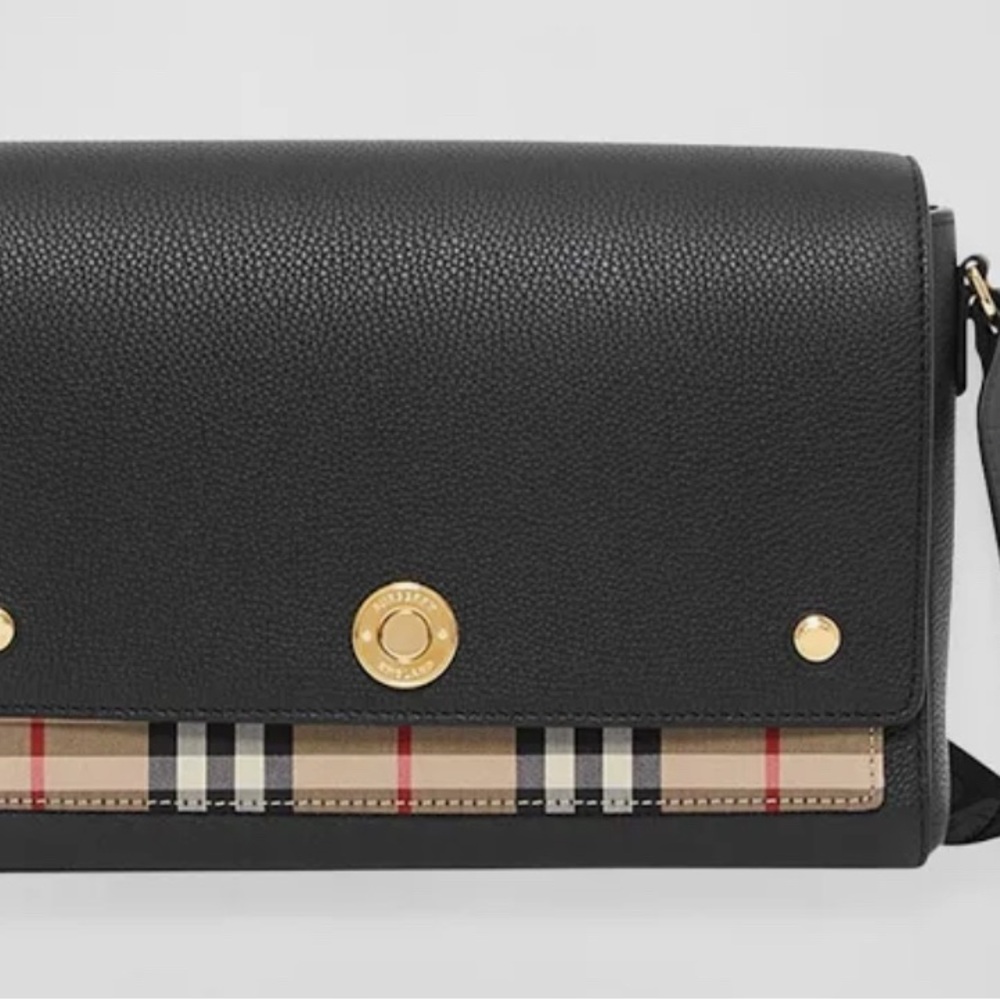 Burberry Black Leather Crossbody Bag